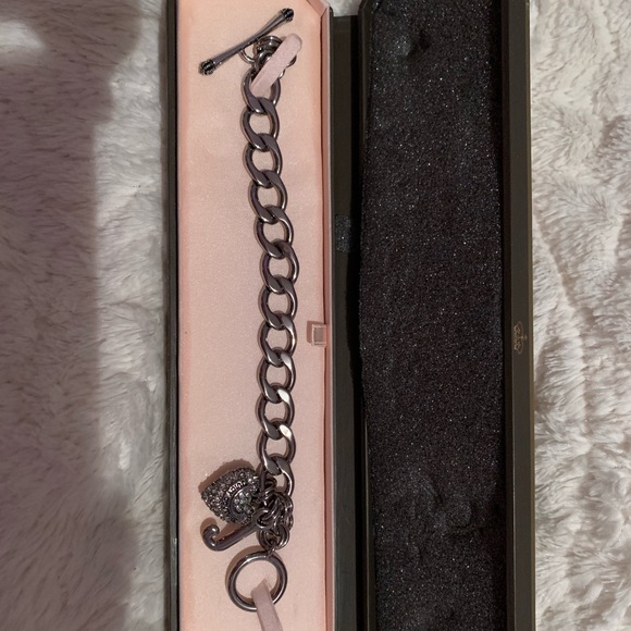 Juicy Couture Jewelry - Juicy Couture Pave Heart Starter Bracelet Juicy Couture Jewelry - Juicy Couture Pave Heart Starter Bracelet